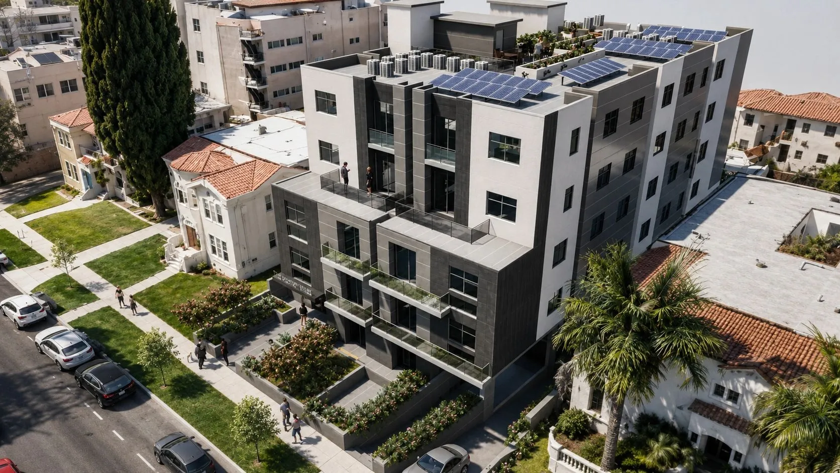 5-Story RTI Development, 29 Units plus ADUs, 8521 Horner Street, Los Angeles, CA 90035